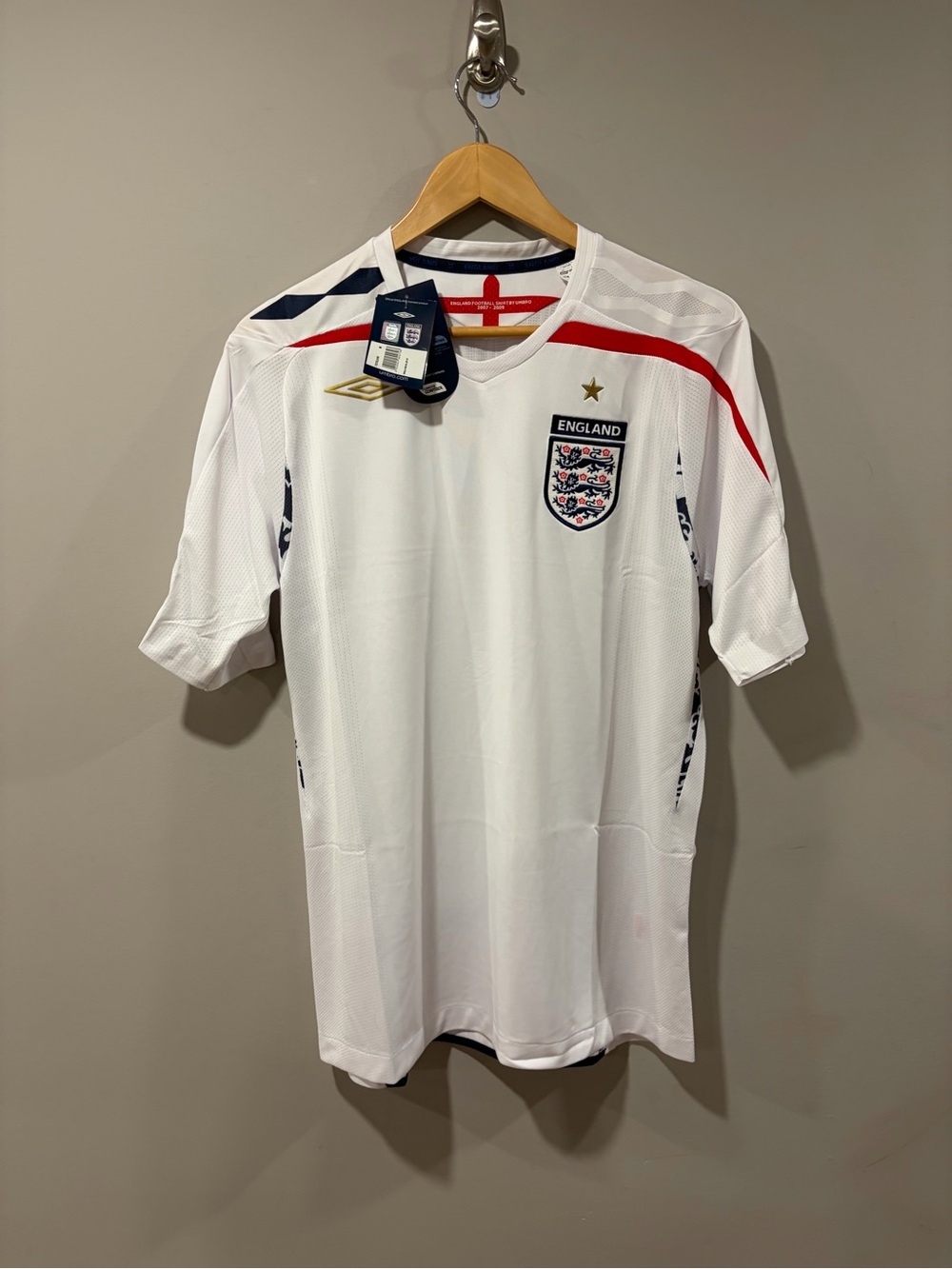 Umbro England 2007- 09 Home Football Soccer